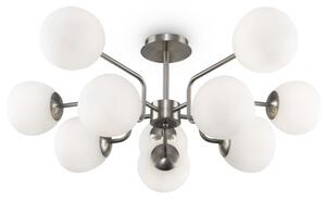 Maytoni Lampadario moderno con diffusori in vetro e struttura in metallo Erich - 40W NICHEL