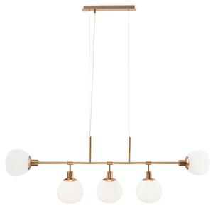 Maytoni Sospensione in metallo con diffusori in vetro in stile moderno Erich - 40W ORO