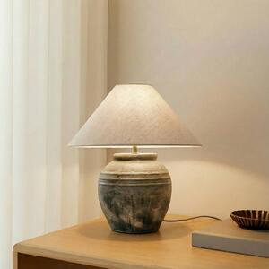 Lampada da tavolo Thalorin Lucande, Marrone / Ruggine, Soggiorno / Sala da pranzo, Ceramica, Scandinavo, Lampada da tavolo