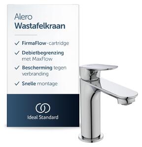 Rubinetto per lavabo, con accessori, altezza 100 mm – Cromo