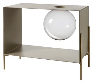 Arti & Mestieri Mobile da soggiorno di design Globe grande- in 6 combinazioni Sabbia /base oro laccato