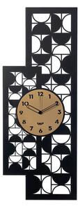 Arti & Mestieri Orologio di design da parete Vogue - in 3 varianti Nero oro