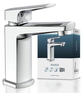 Miscelatore per lavabo, monocomando con kit di scarico, cromo