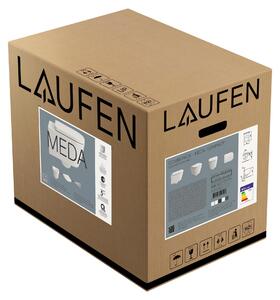 LAUFEN MEDA Ensemble de WC suspendu Advanced compact, Silent Flush, 360x490mm, siège de WC avec couvercle inclus, H8661134000001, H8661134000001