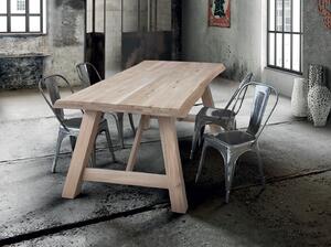 ANDERSON - tavolo da pranzo moderno in legno massello 180x90