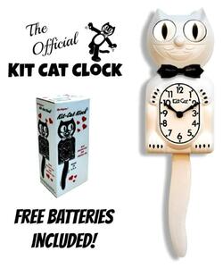 KIT CAT CLOCK ORIGINAL BC-12BB CLASSIC WHITE