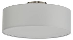 Plafoniera Lindby Sebatin, Ø 40 cm, color crema, tessuto, E27