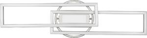 Reality Leuchten Lampada da soffitto a LED Twister nichel