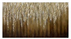 Art Maiora Quadro moderno astratto dipinto a mano su tela di cotone "Splendore" 130x70 Nessuna Cornice