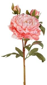 L'ocanera fiori decorativi Peonie rosa h 60 set 4 pezzi