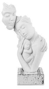 BONGELLI PREZIOSI statua famiglia Face h 39 cm