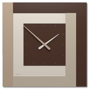 CalleaDesign Clock63 orologio da parete – Cioccolato