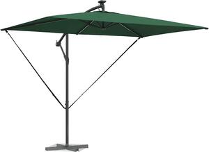 Ombrellone Verde 294 x 200 x 270 cm Poliestere e Alluminio