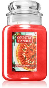 Country Candle Strawberry Mint Tart candela profumata 680 g