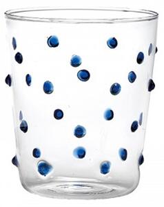Zafferano Party Bicchiere Tumbler 45 Cl Set 6 Pz In Vetro Blu