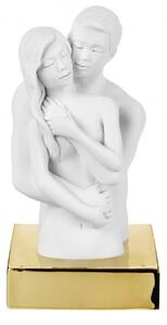 BONGELLI PREZIOSI statuetta busto coppia h 15 cm