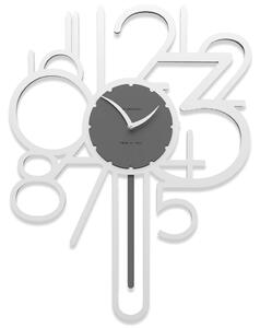 CALLEADESIGN Orologio a pendolo da parete Joseph color bianco