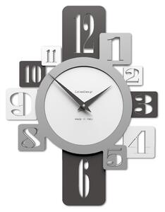 CalleaDesign Orologio da parete Onyx bianco