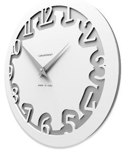 CalleaDesign Orologio da parete Labirinto d. 30 cm color bianco