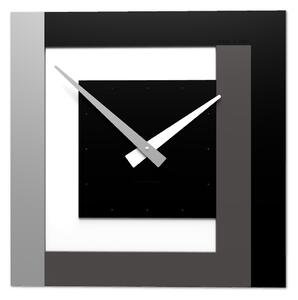 CalleaDesign Clock40 orologio da parete – nero cm 40 x 40