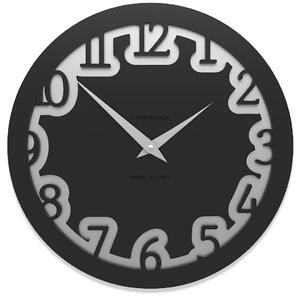 CalleaDesign Orologio da parete Labirinto d. 30 cm color nero