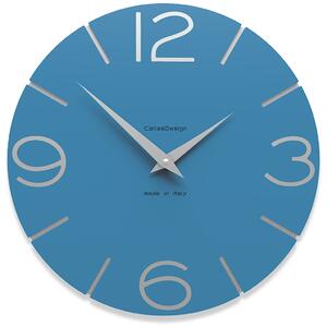 CalleaDesign Orologi da parete colore blu luce Smile