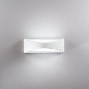 Applique led weiss in alluminio bianco 16w 1800lm cct ip65 36x12x11