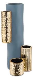 BONGELLI PREZIOSI vaso con forme particolari a 4 bocche h 34 blu