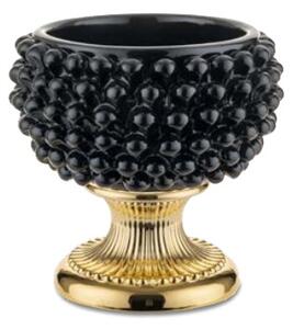 BONGELLI PREZIOSI vaso a forma di pigna siciliana d 25 cm nero