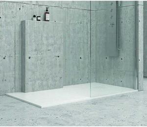 Piatto doccia 170x70 cm effetto pietra colore bianco - KAMALU