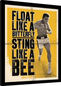 Quadro su tela Muhammad Ali - Float Like a Butterfly