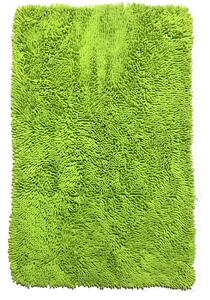 Tappeto arredo bagno in microfibra Pratique Verde 65x110