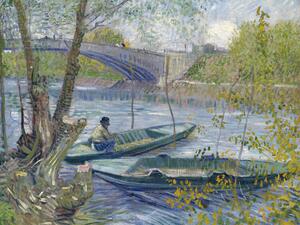 Riproduzione Fishing in Spring, Vincent van Gogh