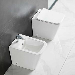 Sanitari bagno filomuro salvaspazio senza brida | LITOS-TFS - KAMALU