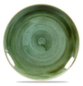 Churchill Stonecast Samphire Green Piatto Piano Cm 28,8 in Porcellana Vetrificata Verde Zaffiro