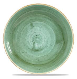 Churchill Stonecast Samphire Green Piatto Fondo Cm 24,8 Porcellana Vetrificata Verde Zaffiro