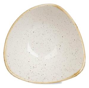 Churchill Stonecast Barley White Piatto Triangolare Fondo Cm 18,5 Porcellana Vetrificata Bianca
