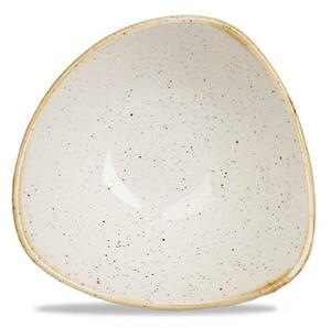 Churchill Stonecast Barley White Piatto Triangolare Fondo Cm 15,3 Porcellana Vetrificata Bianca