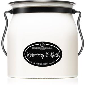 Milkhouse Candle Co. Creamery Rosemary & Mint candela profumata Butter Jar 454 g