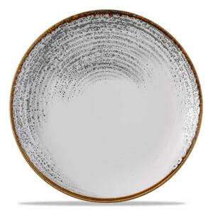 Churchill Studio Prints Homespun Accents Piatto Piano Tondo Cm 26 In Porcellana Vetrificata Grigio Diaspro