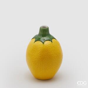 EDG - Enzo De Gasperi vaso limone in ceramica h 21