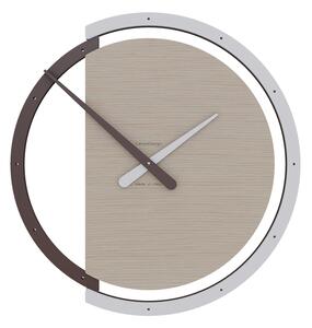 CalleaDesign Orologio da parete moderno Zaki rovere sbiancato