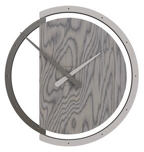 CalleaDesign Orologio da parete moderno Zaki grigio effetto legno