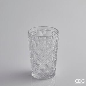 Edg Enzo De Gasperi Set 6 Bicchieri in vetro Trasparente Deco (2 misure) Confezione grande da 6