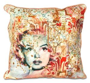 BACI MILANO Cuscino Marilyn in velluto mis 60 x 60 "Memories"