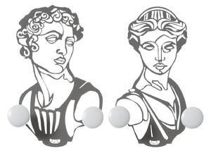 Arti & Mestieri Set ganci da parete in stile classico Afrodite e Ares