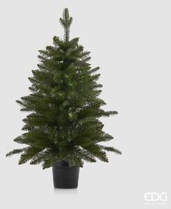 EDG albero di natale pino piccolo h 90 con vaso in pvc