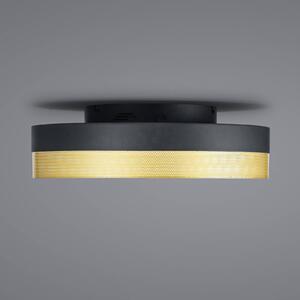 HELL Plafoniera Mesh LED, Ø 45 cm, nero/oro