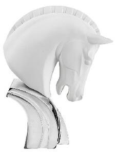 BONGELLI PREZIOSI piccola statua elegante testa di cavallo h 16 cm