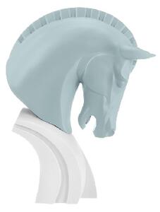 BONGELLI PREZIOSI piccola statua elegante testa di cavallo h 16 cm